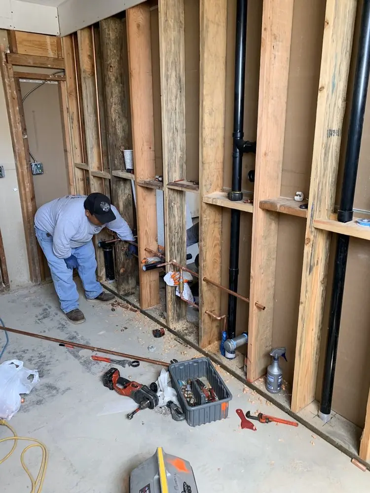 Commercial rough-in plumbing for Water Heater Replacement in Kernersville